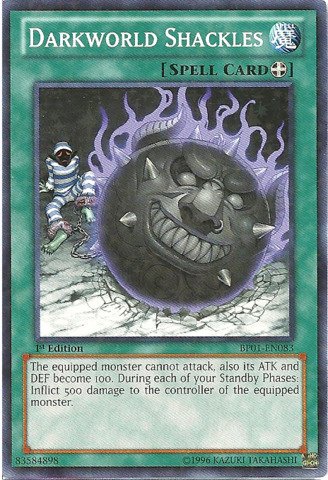 Yu-Gi-Oh! - Darkworld Shackles (BP01-EN083) - Battle Pack: Epic Dawn - 1st Edition - Starfoil Rare