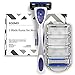 Solimo 5-Blade Razor for Men with Precision Beard Trimmer, Handle & 2 Cartridges (Cartridges fit Solimo Razor Handles only)