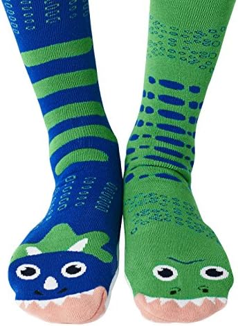 PalsCool Outdoor Mismatched Animals Adult Socks, Durable & Cozy Pairs for Men and Women, Funny, Crazy, & Funky, 1 Pair