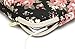 kayond Water-Resistant Canvas 11.6 Inch Laptop Sleeve-Black C Rose