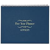 5 Year Calendar Diary 2019-2023 Blue