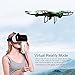Drone with HD Camera, Potensic U48WH UDIRC RTF Drone Quadcopter UFO with Newest Altitude Hold Fuction&HD WiFi Camera and 3D Flips Function (TF Card & Card Reader Included)