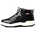 VILOCY Men's Warm Leather Waterproof Snow Boots Anti-slip Fur Lined Ankle Sneakers High Top Shoes