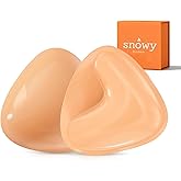 the snowy. bodee Sticky Bra Inserts Push Up for Women Reusable Stick Bra Double Sided Strapless Waterproof Adhesive Bra Pads