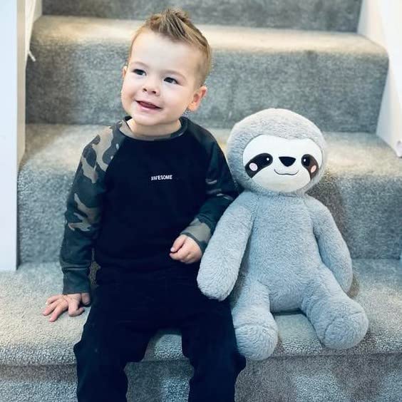 LoveHugs Weighted Stuffed Animals for Anxiety - 3.5lb Weighted Sloth Stuffed Animal - Toddler Sleep Aid & Stress Toy - Weighted Plushies, Waited Stuffed Animal