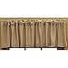 VHC Brands Burlap Natural Window Valance, Tan, 16x72