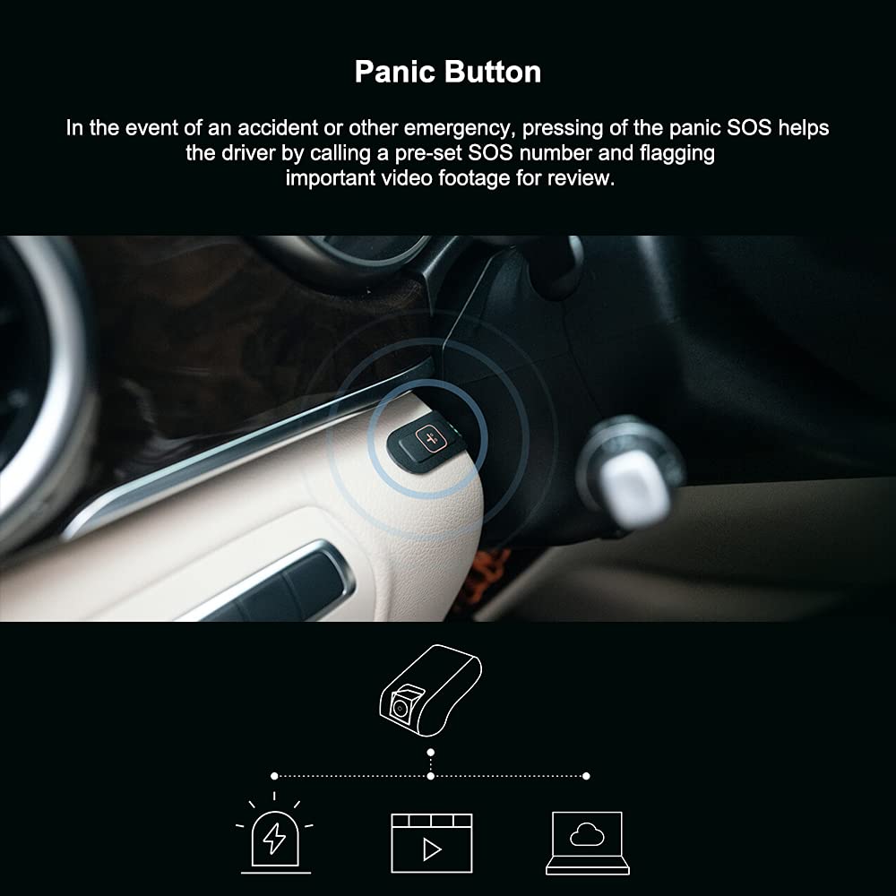 Live Video & 24H Remote Monitor, Jimi JC400P 4G & WiFi Dual Dash Cam Front and Inside Cam for Cars 1080P Car Camera Driving Recorder| GPS Track| G-Sensor | Loop Records | Behavior Analysis (LNCOONAPP)