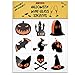 Lulu & You Halloween Party Wine Glass Markers - Fun Decoration Props - Wine Charms Alternative