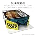 Prank-O Cheese Printer Gag Gift Empty Box, Birthday Gift Box, Wrap Your Real Present in a Convincing and Funny Fake Gift Box, Practical Joke for Birthday Presents, Holidays, Parties