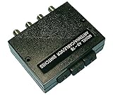 Philmore Deluxe High Isolation 3-Way Coaxial A/B Switch Fully Shielded with Zinc Die Cast Inner Case