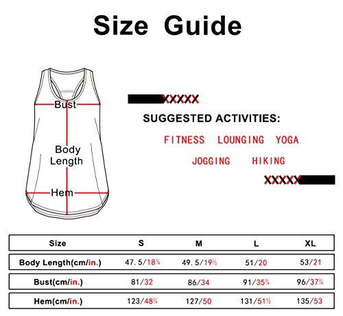 image for icyzone Workout Tank Tops for Women - Athletic Yoga Tops, Racerback Ru