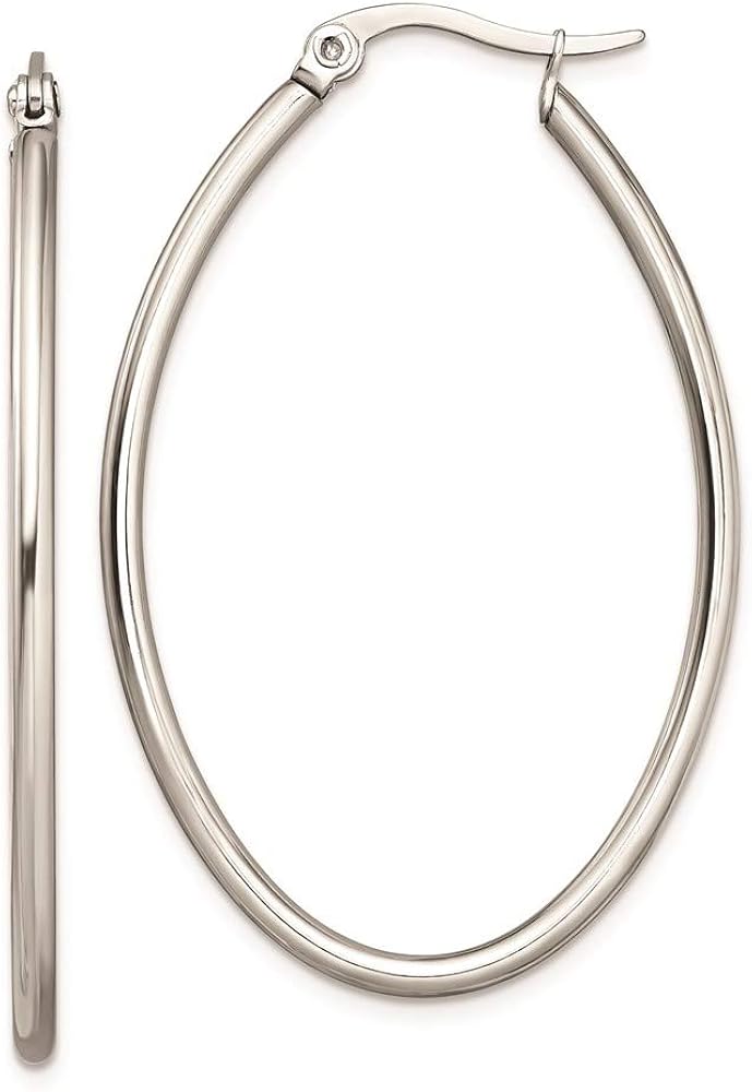 chisel stainless steel earrings