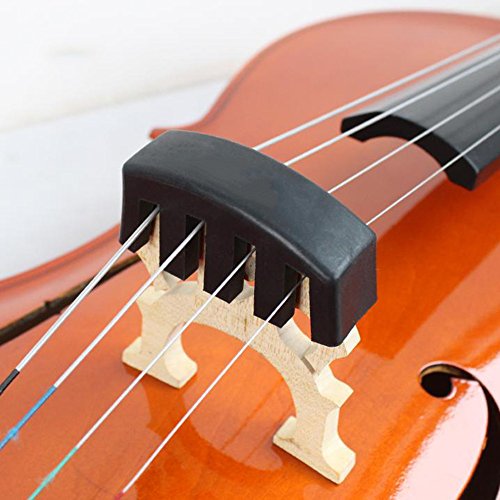 Lexiesxue 1pc Black Heavy Rubber Cello Practice Mute Rubber Mute - Thumbnail 2