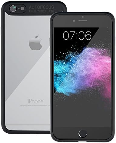 Marvotek Protective Case, iPhone 6/6s Plus 5.5inch Case Ultra-thin Protecting Rubber Frame Crystal Clear Back Phone Case Black