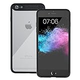 Marvotek Protective Case, iPhone 6/6s Plus 5.5inch Case Ultra-thin Protecting Rubber Frame Crystal Clear Back Phone Case Black