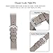 Apple Watch Band 38mm Leather, Swees iWatch Genuine Leather Bands Replacement Strap with Stainless Steel Clasp Buckle for Apple Watch Series 3, Series 2, Series 1, Sports & Edition Women Men, Grey