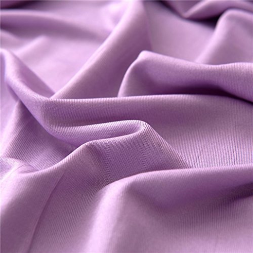 Vibola Polyester Strenched Love Seat Sofa Slipcovers Without Pillow (Suitable for sofa size: 195-230cm, Light Purple) - Thumbnail 4