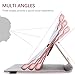 BENTOBEN iPad Mini Case Rotating, iPad Mini 2/3 Case Glitter, Slim Bling Faux Leather Kickstand Smart Cover Auto Sleep Wake 360 Degree Rotating Protective Tablet Case for iPad Mini 1/2/3, Rose Gold