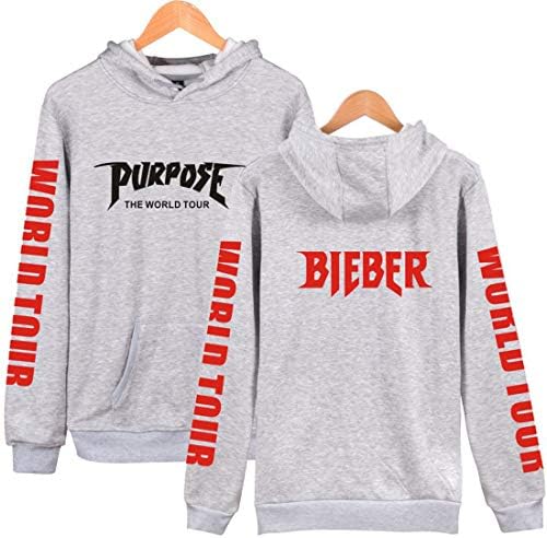 HAMIQI Justin Bieber Joint Name Justin Bieber's Hooded Sweatshirt