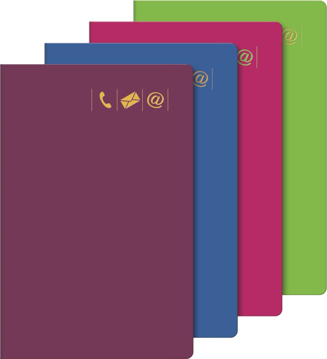 Baier Schneider &Telephone Book Ring Binder or Folder Address Book, 1150 Numbers, Hard-Wearing Cover, B