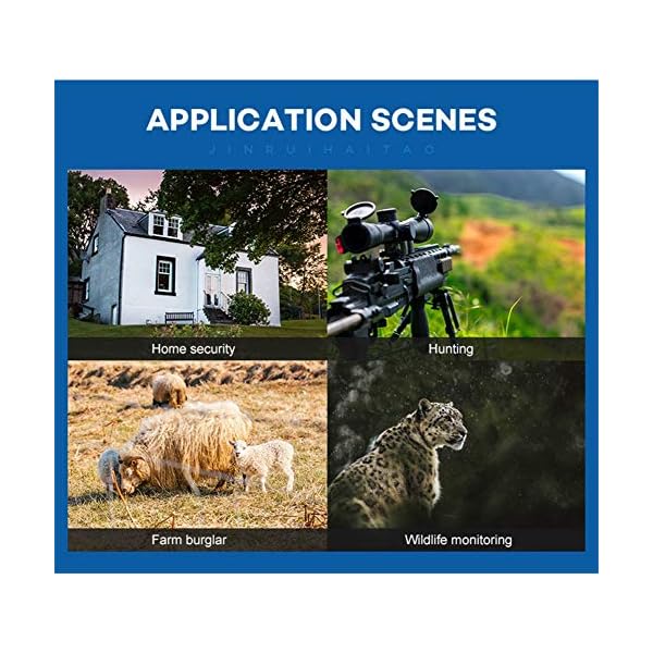 Tierkamera Wildkamera Fotofalle Jagdkamera Spielkameras Trail Wildlife Kamera 12MP 1080P HD Nachtsicht 2 '' LCD Display… – Bild 7
