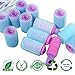 Xnicx 36 Packs Self Grip Hair Roller Set Jumbo Large Small Medium Hair Rollers Hairdressing Curlers Tools with Clips