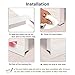 Best DIY Bottom Under Door Draft Stopper Guard - Keep Cold/ Heat Out - Energy Saver - Strong Adhesive Weather Stripping Threshold Sweep Seal - Sound Blocker - 2
