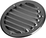 EUROPLAST Aluminium Ø100mm 4in Round Air Vent Grille with Insect Mesh view 4