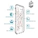 Speck Products Presidio Clear + Print Cell Phone Case for iPhone 7 Plus - Showyfeather Gold/Clear