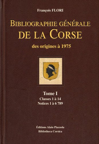 Bibliographie générale de la Corse