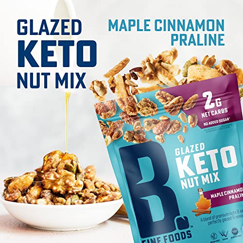 B. Fine Foods Keto Sweet Glazed Nut Mix, Maple Cinnamon Praline Pack