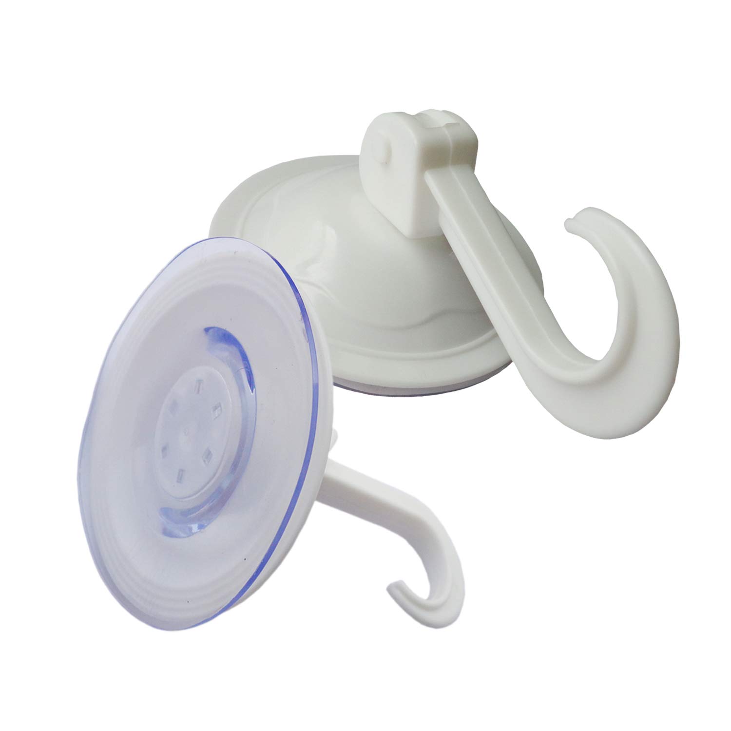 SANSUM Vacuum Suction Cup Hooks 6pcs, Strong Vacuum Removable Holder for Kitchen Restroom Bathroom and Room Hanger Storage