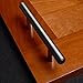 3 in. (76.2 mm) Satin Nickel Modern Straight Euro Style Bar Cabinet Pull (25-Pack)