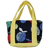 kadambaby 100% cotton kids lunch bag. Lunch Bag with Zipper, Cute School Lunch Box , Fruity Tote Lunch Bag