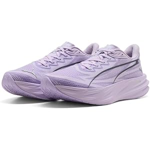PUMA Mens Deviate Pure Nitro Running Sneakers Shoes - White