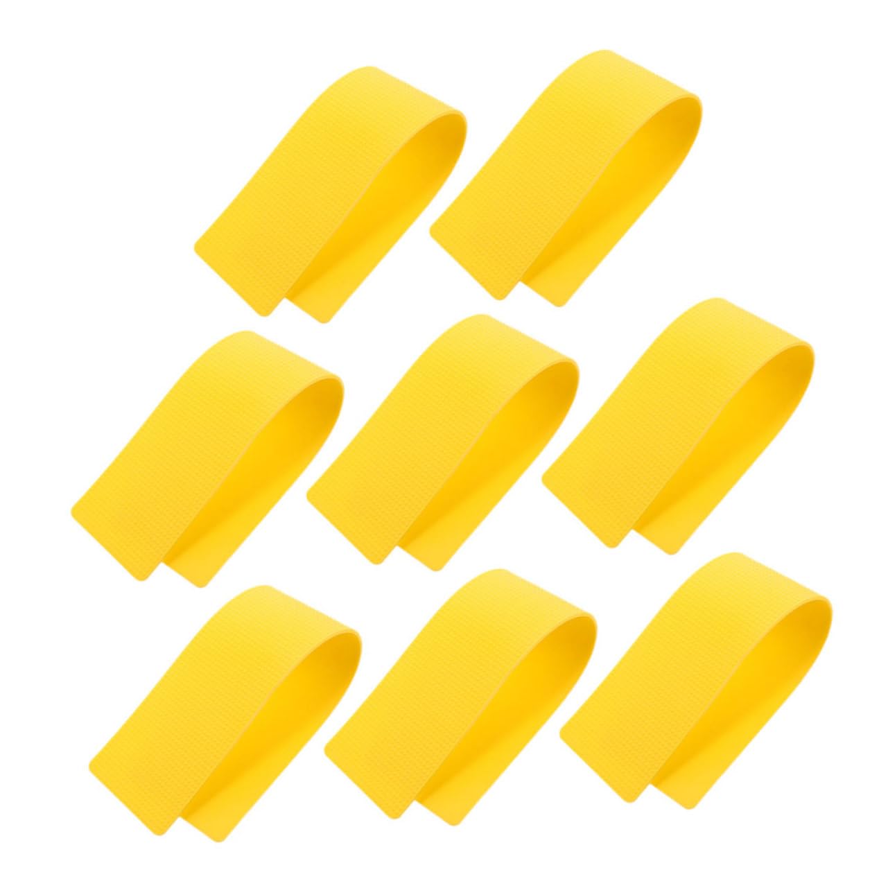 VANZACK Tennis Court Markers 8Pcs Non-Slip Sports Floor Spot Markers for Football Basketball Training Durable Rip-Resistant Spot Marker Pads