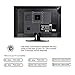 Happyjoy ±15° Tilting TV Wall Mount Bracket for 23-55 Inch Samsung Sony LG VIZIO Sharp LED/LCD/Plasma TVs Max VESA 400mmx400mm,165lbs Capacity Super Strong with Bubble Level Included