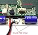 36V Dual Motor Drive Brushless Hub Motor Electric Speed Controller ESC & Wireless 2.4G Remote Control Transmitter for Electric Skateboard Longboard Scooter DIY Skateboard