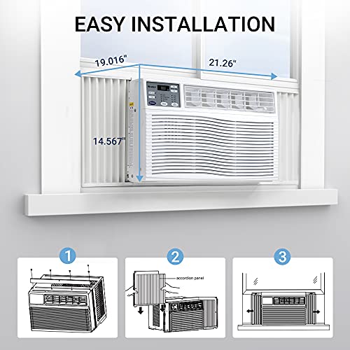 Gree 10 000 Btu Window Air Conditioner With Remote Control 3 In 1 Air Conditioner Window Unit With Cooling Dehumidifier Fan Functions Quiet Window Ac Unit For Rooms Up To 450 Sq Ft Pricepulse