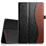 Fintie Folio Case for Fire HD 8 (2015 Model 5th Gen Only) - Slim Fit Premium Vegan Leather Standing Cover with Auto On/Off for Amazon Fire 8