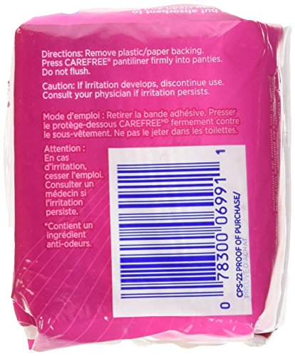 Carefree Acti-Fresh Body Shape To Go Pantiliners Thin Unscented - 22 each