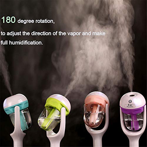 MIGHTYDUTY Car Air Humidifier Aromatherapy Essential Oil Diffuser Freshener Diffuser Pink - Thumbnail 3