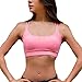 LYZ Women's Padded Sports Bra Criss Cross Back High Impact Strappy Yoga Bra