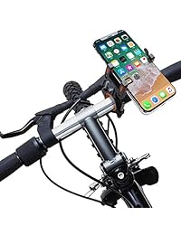 Soporte universal para teléfono de bicicleta, soporte para teléfono móvil para bicicleta y motocicleta, soporte ajustable para iPhone X 8 8 Plus 7 7Plus 6S 6 5S Samsung S7 S6 S5 Note 5 4 3, HTC, Huawei