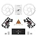 AFTERPARTZ NV-5 G3/ HS1 Bike Disc Brake Kit Front and Rear 160mm Caliper Rotor BB5 BB7 BB-5 BB-7
