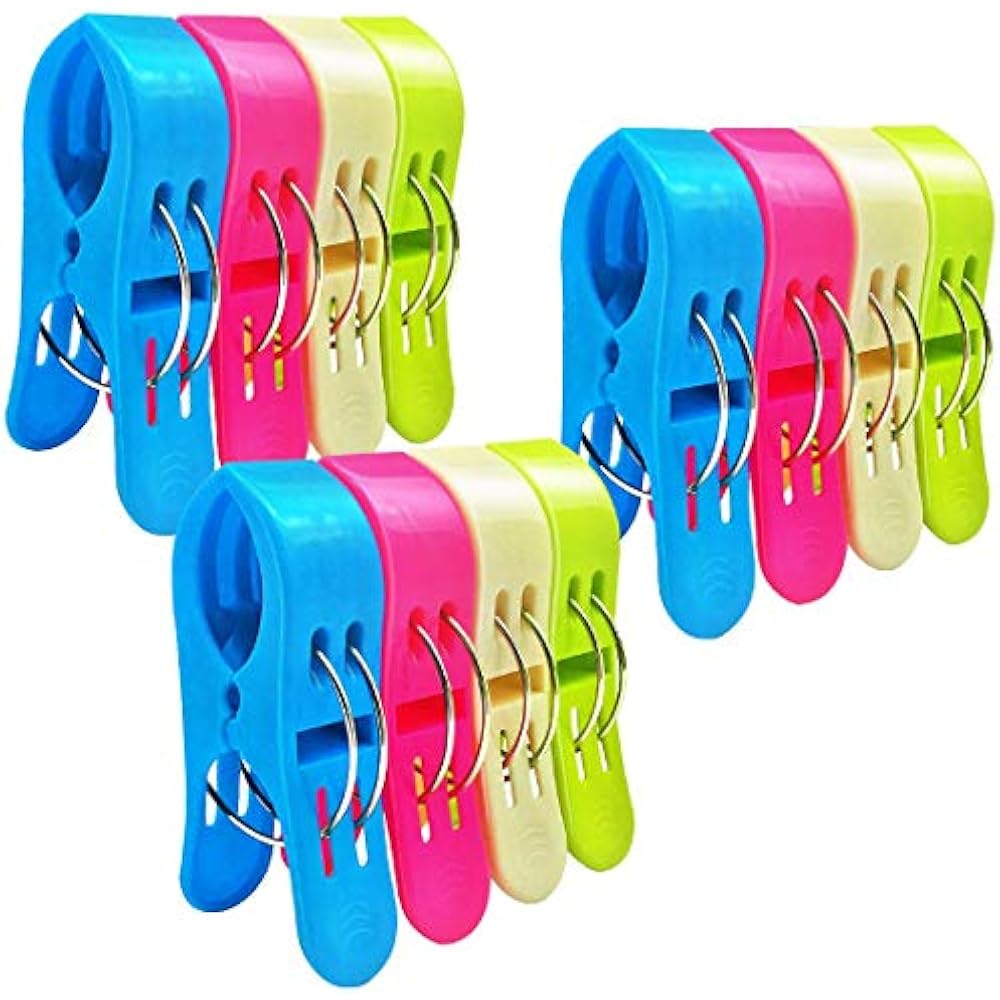 Beach Towel Clips Pool Chair Holder Fort On Cruise Jumbo ...