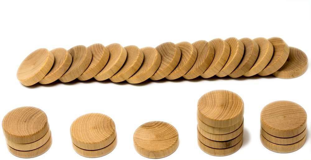 Replacement Shuffleboard Discs, 52Mm