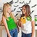 OurWarm 60pcs Halloween Party Treat Bags Paper Gift Bags, Party Favor Goody Bags with Trick or Treat Stickers for Halloween Party Decorations Supplies