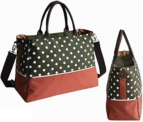 Dot Baby Nappy Changing Bag Set Diaper Bag Multifunctional Mummy Handbag Shoulder Bag MarkUK® (Green)
