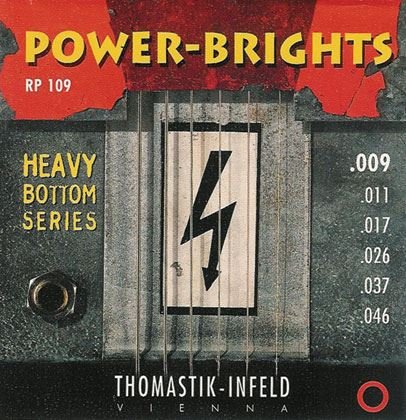 Thomastik RP109 Powerbright Heavy Bottom String Set Gauge 09